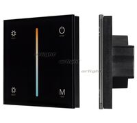 Панель SMART-P21-MIX-G-IN Black (12-24V, 4x3A, Sens, 2.4G) (Arlight, IP20 Пластик, 5 лет)