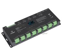 Декодер SMART-DMX-SUF (12-24V, 24x5A, XLR3, RJ45) (arlight, IP20 Металл, 5 лет)