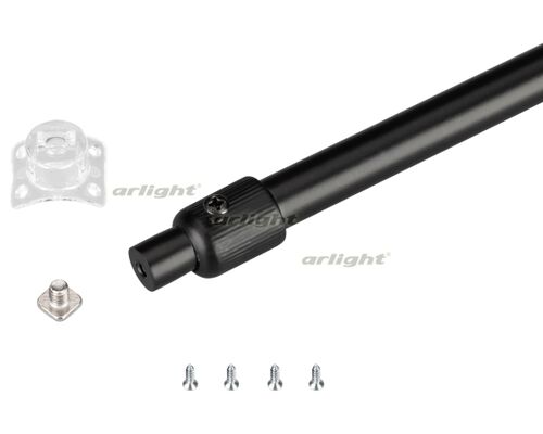 Подвес телескопический MAG-FLEX-ROD-TUBE-L2000 (BK) (Arlight, IP20 Металл, 3 года)