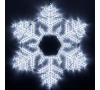 Фигура ARD-SNOWFLAKE-M10-1000x900-576LED White (230V, 35W) (Ardecoled, IP65)