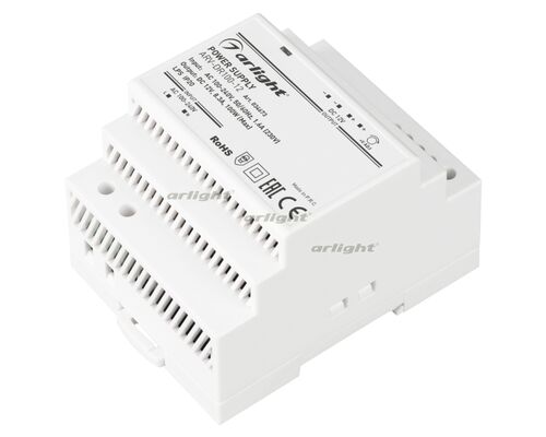 Блок питания ARV-DR100-12 (12V, 8.3A, 100W) (Arlight, IP20 DIN-рейка)