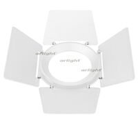 Бленда с посадочным кольцом LGD-NIKA-BDR-R100 (WH) (Arlight, Металл)