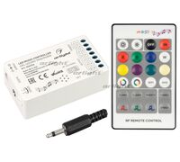 Аудиоконтроллер ARL-SOUND-RGB/RGBW (12-24V, 4x4A, RF ПДУ 24кн) (Arlight, IP20 Пластик, 3 года)