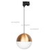 Светильник LGD-EMISFERO-TRACK-HANG-4TR-R200-16W Warm3000 (GD, 180 deg, 230V) (Arlight, IP20 Металл, 3 года)