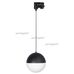 Светильник LGD-EMISFERO-TRACK-HANG-4TR-R200-16W Warm3000 (BK, 180 deg, 230V) (Arlight, IP20 Металл, 3 года)