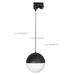 Светильник LGD-EMISFERO-TRACK-HANG-4TR-R200-16W Warm3000 (BK, 180 deg, 230V) (Arlight, IP20 Металл, 3 года)