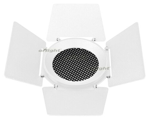 Бленда с сетчатым фильтром и посадочным кольцом LGD-NIKA-BDH-R100 (WH-BK) (Arlight, Металл)
