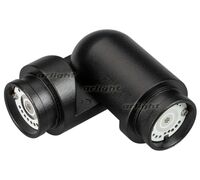 Коннектор поворотный MAG-FLEX-CON-POWER-TURN (BK) (Arlight, IP20 Металл, 3 года)