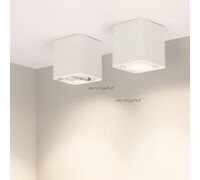 Светильник SP-CUBUS-S100x100-8W Warm3000 (WH, 45 deg, 230V) (Arlight, IP20 Металл, 3 года)