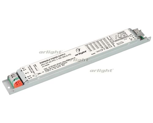 Блок питания ARJ-SP-60-PFC-1-10V-DALI2-PD (60W, 9-58V, 0.7-1.4A) (Arlight, IP20 Пластик, 5 лет)