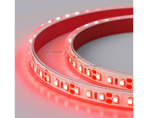 Лента RTW 2-5000PGS 12V Red 2x (3528, 600 LED, LUX) (arlight, 9.6 Вт/м, IP67)