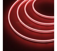 Лента герметичная MOONLIGHT-SIDE-A168-4x10mm 24V Red (7.2 W/m, IP65, 5m, wire x2) (Arlight, Силикон)