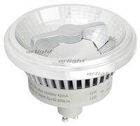 Лампа AR111-FORT-GU10-12W-DIM Warm3000 (Reflector, 24 deg, 230V) (Arlight, Металл)