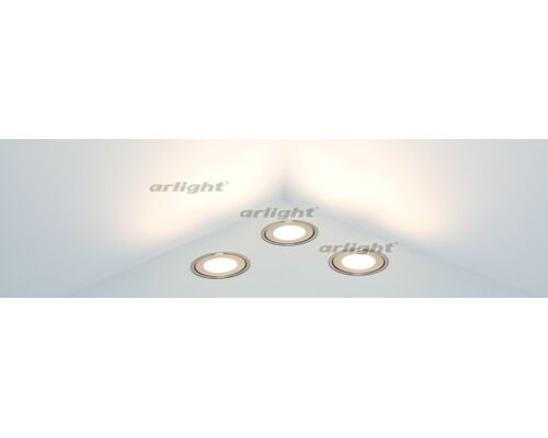 Набор KT-R-6x0.5W LED Day White 12V (круг) (Arlight, IP67 Металл, 1 год)