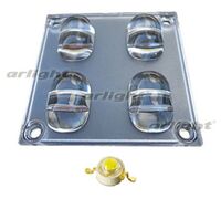 Блок линз STB 4 (130x60°, 4 LED) (Turlens, -)