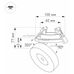 Светильник LGD-MONA-BUILT-R100-12W Warm3000 (WH, 24 deg) (Arlight, IP40 Металл, 3 года)