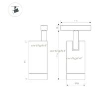 Светильник MAG-ORIENT-SPOT-R35-6W Day4000 (WH, 24 deg, 48V) (Arlight, IP20 Металл, 3 года)