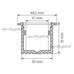 Профиль с экраном ALU-POWER-W35-2000-F ANOD+FROST (arlight, Алюминий)