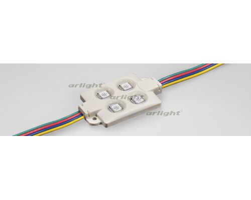 Модуль герметичный LM5050-4 RGB 12V (Arlight, Закрытый)