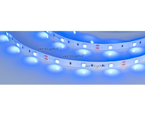 Лента RT 2-5000 12V Blue (5060, 150 LED, LUX) (arlight, 7.2 Вт/м, IP20)