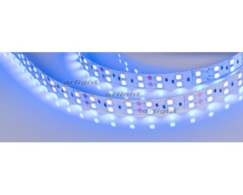 Лента RT 2-5000 24V Blue 2x2 (5060, 600 LED, LUX) (arlight, 28.8 Вт/м, IP20)