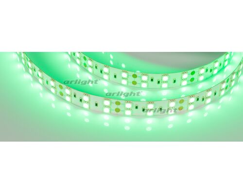 Лента RT 2-5000 24V Green 2x2 (5060, 600 LED, LUX) (arlight, 28.8 Вт/м, IP20)