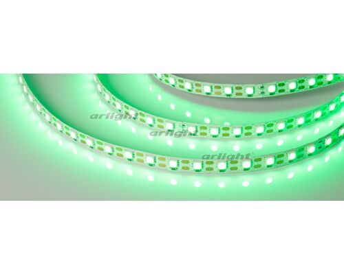 Лента RT 2-5000 12V Cx1 Green 2x (5060, 360 LED, LUX) (Arlight, 15.6 Вт/м, IP20)