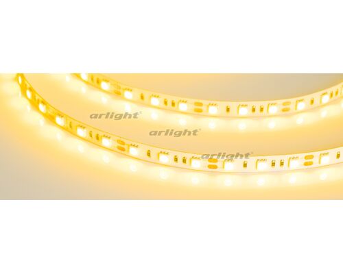 Лента RT 2-5000 12V Yellow 2x (5060, 300 LED, LUX) (arlight, 14.4 Вт/м, IP20)