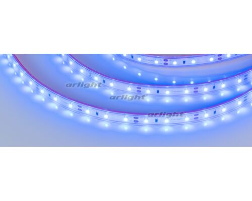 Лента RTW 2-5000P 12V Blue (3528, 300 LED, LUX) (arlight, 4.8 Вт/м, IP66)