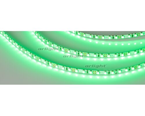 Лента RT 2-5000 12V Green 5mm 2x (3528, 600 LED, LUX) (arlight, 9.6 Вт/м, IP20)