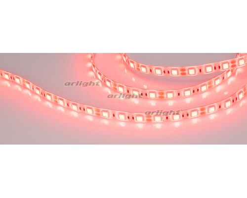 Лента RTW 2-5000SE 12V Red 2x (5060, 300 LED, LUX) (Arlight, 14.4 Вт/м, IP65)