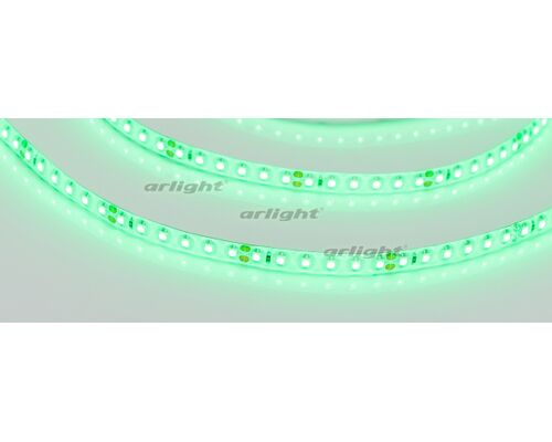 Лента RTW 2-5000SE 24V Green 2x (3528, 600 LED, LUX) (arlight, 9.6 Вт/м, IP65)