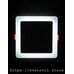 Светодиодный светильник встраиваемый CL «Square» 12W+4W white