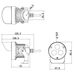 Уличный светодиодный светильник TURN 3W 12V Монохром CREE. Uni Hauss