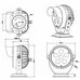 Уличный светодиодный светильник TURN 12W 24V RGBW DMX512. Uni Hauss